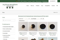 Augsburger Knopffabrik Augsburger Knopffabrik Onlineshop erstellen lassen