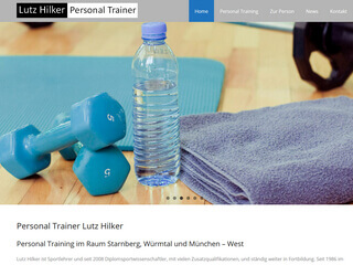 Webseite erstellen für Personaltrainer Starnberg