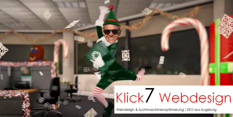 Weihnachtsvideo Klick7 Webdesign Augsburg